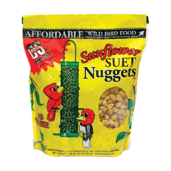 C&S Products C&S Assorted Species Sunflower Suet Nuggets 27 oz 06110 - main